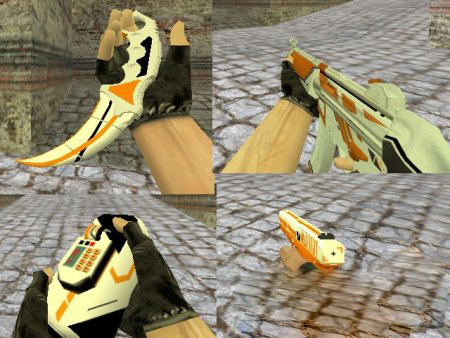 ПАК МОДЕЛЕЙ ОРУЖИЯ «АЗИМОВ» ДЛЯ CS 1.6